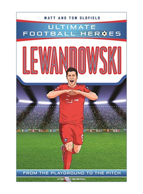 英文原版 Lewandowski 超级足球明星人物传记 罗伯特 莱万多夫斯基 Ultimate Football Heroes 英文版 进口英语原版书籍
