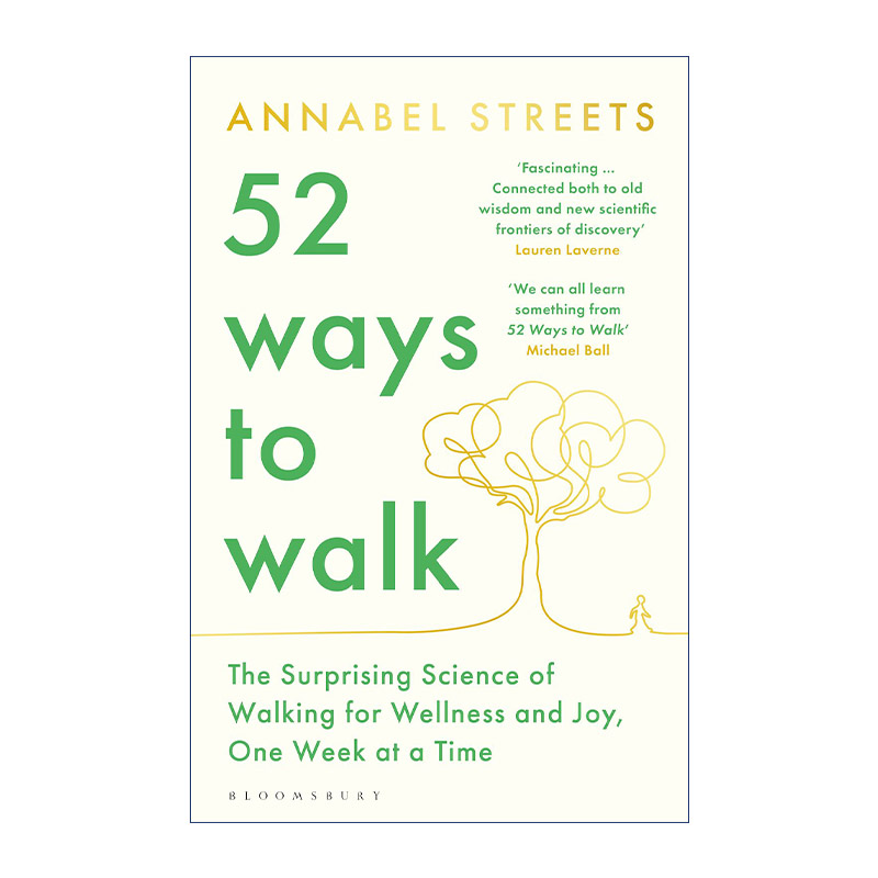 52 Ways to Walk 52种走路方式 Annabel Streets 走出健康和理想状态进口原版英文书籍 书籍/杂志/报纸 健康类原版书 原图主图