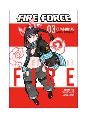 英文原版 Fire Force Omnibus 3 Vol. 7-9 炎炎消防队 精选集3 同名动漫漫画 大久保笃 英文版 进口英语原版书籍