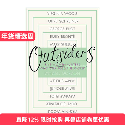 英文原版 Outsiders 破局者 改变世界的五位女作家 英文版 进口英语原版书籍