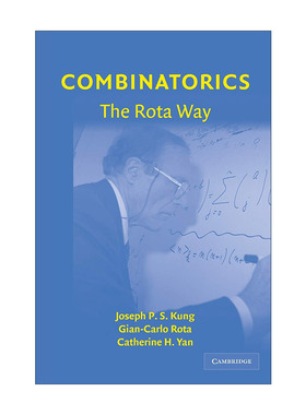 英文原版 Combinatorics The Rota Way 组合数学 来自吉安-卡洛·罗塔的课堂笔记 剑桥数学图书馆系列 英文版 进口英语原版书籍