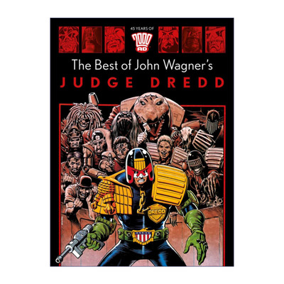 The Best of John Wagner's Judge Dredd  特警判官漫画集 精装进口原版英文书籍
