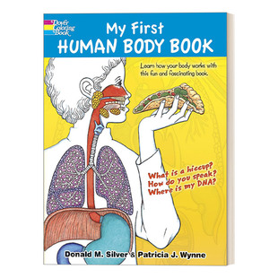 我 Book 英文原版 第一本人类身体书 进口英语原版 Human 英文版 First 书籍 Body 儿童科普填色书 Coloring