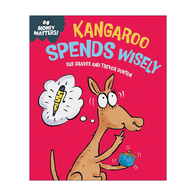 英文原版 Money Matters Kangaroo Spends Wisely 钱的问题 袋鼠精打细算 儿童财商教育科普精装绘本 英文版 进口英语原版书籍