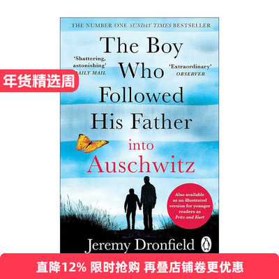 英文原版 The Boy Who Followed His Father into Auschwitz 跟随父亲去奥斯维辛的男孩 Jeremy Dronfield国际畅销小说 二战历史