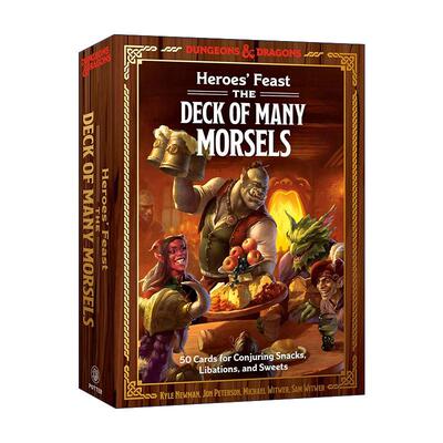 英文原版 Heroes' Feast Dungeons & Dragons 龙玉地下城 英雄的盛宴 50张召唤美食的食谱卡片 鸡尾酒 英文版 进口英语原版书籍
