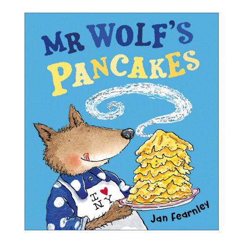 Mr Wolf's Pancakes 狼先生烙饼 Jan Fearnley绘本进口原版英文书籍