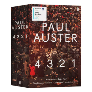 保罗奥斯特 4321英文版4321 Shortlisted for The Man Booker Priz原版进口英语书入围2017年布克奖 Paul Auster英文原版小说