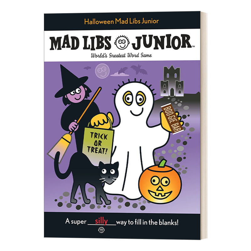英文原版 Halloween Mad Libs Junior World's Greatest Word Game 万圣节 儿童英语文字游戏 英文版 进口英语原版书籍