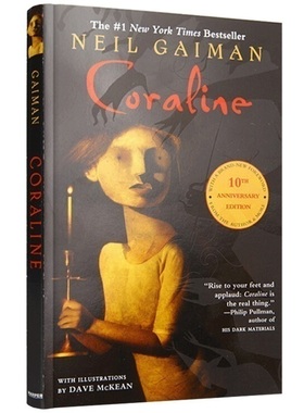 鬼妈妈 Coraline 英文原版小说 儿童文学 畅销幻想小说 雨果奖星云奖 青少年读物 进口原版英语书籍 Neil Gaiman 尼尔盖曼
