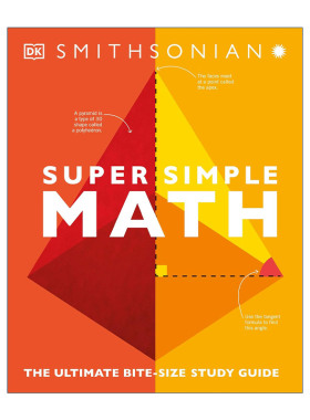 英文原版 Super Simple Math 简易数学 DK科普百科学习指南 英文版 进口英语原版书籍