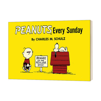 Peanuts Every Sunday 花生漫画：每周日的花生漫画进口原版英文书籍