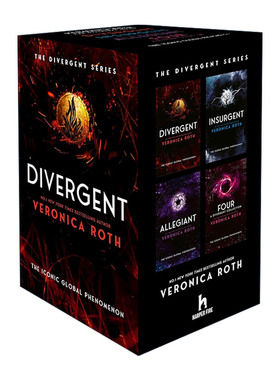 英文原版 Divergent Series Box Set 分歧者系列全四册盒装 维罗尼卡·罗斯科幻反乌托邦小说 英文版 进口英语原版书籍