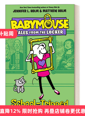 英文原版 School-Tripped Babymouse Tales from the Locker03 储物柜里的老鼠宝宝故事系列3 被学校绊倒 英文版 进口英语原版书籍