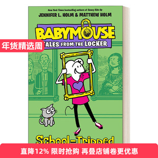 英文原版 School-Tripped Babymouse Tales from the Locker03 储物柜里的老鼠宝宝故事系列3 被学校绊倒 英文版 进口英语原版书籍