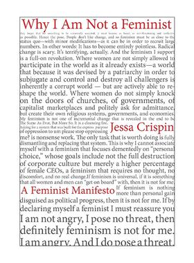英文原版 Why I Am Not a Feminist 我才不是女性主义者 一部女性主义宣言 Jessa Crispin 英文版 进口英语原版书籍