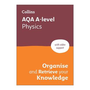 英文原版 Collins AQA A-Level Physics Organise and Retrieve Your Knowledge 柯林斯英国高中物理复习指南 知识点总结+练习题
