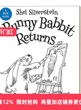英文原版绘本 Runny Babbit Returns 尼巴子兔回来了 谢尔希尔弗斯坦 精装绘本 英文版 进口英语原版书籍