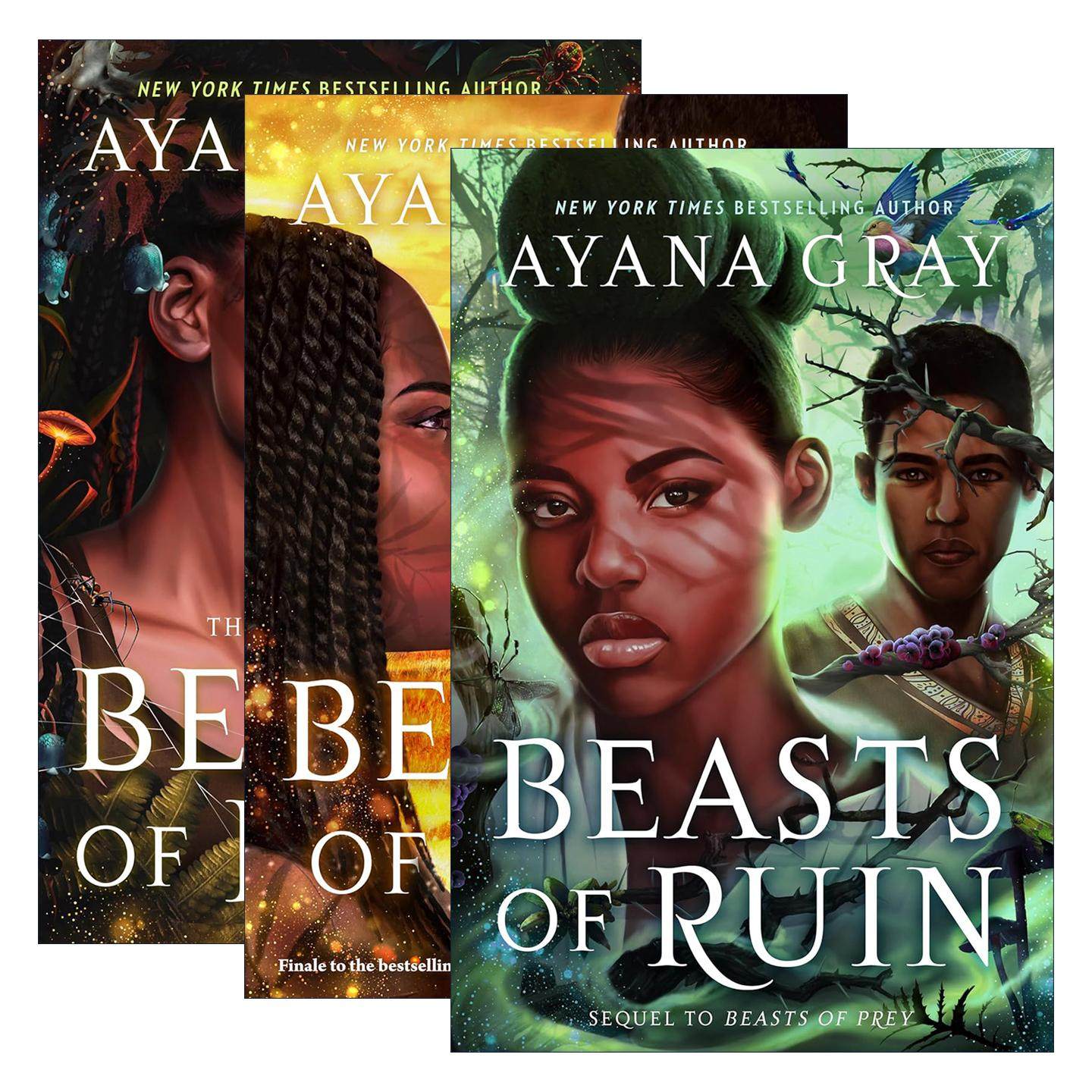 英文原版 Beasts of Prey 掠食猛兽系列3册 青少年奇幻小说 Ayana Gray 英文版 进口英语原版书籍