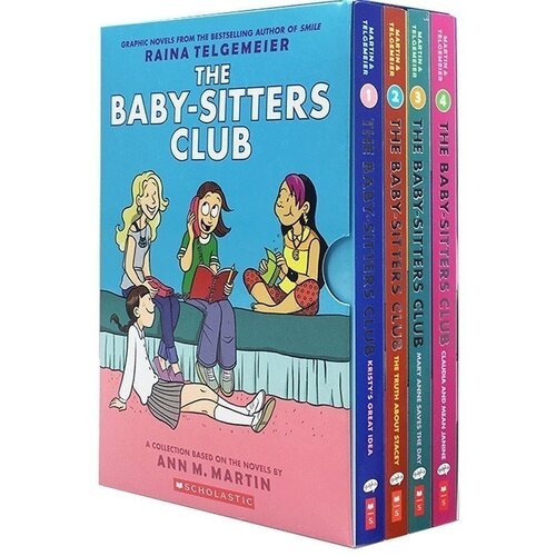 保姆俱乐部全彩漫画4册盒装