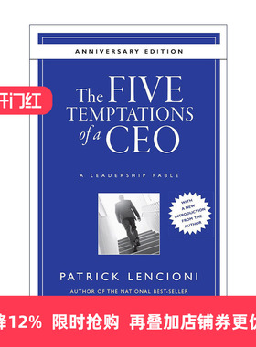 英文原版 The Five Temptations of a CEO 领导者的五大诱惑 应警惕的人性弱点 10周年版 精装 派特里克兰西尼奥 进口英语原版书籍