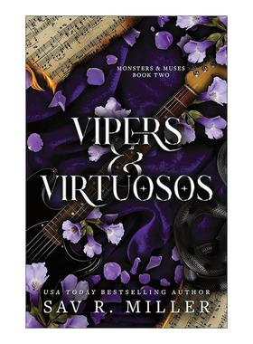 英文原版 Vipers and Virtuosos Monsters & Muses 2 毒蛇与收藏家 怪物与缪斯系列2 豪华版 小说 英文版 进口英语原版书籍