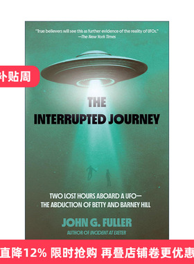 英文原版 The Interrupted Journey 被打断的旅程 在UFO上失去的两个小时 外星人 传记 John Fuller 英文版 进口英语原版书籍