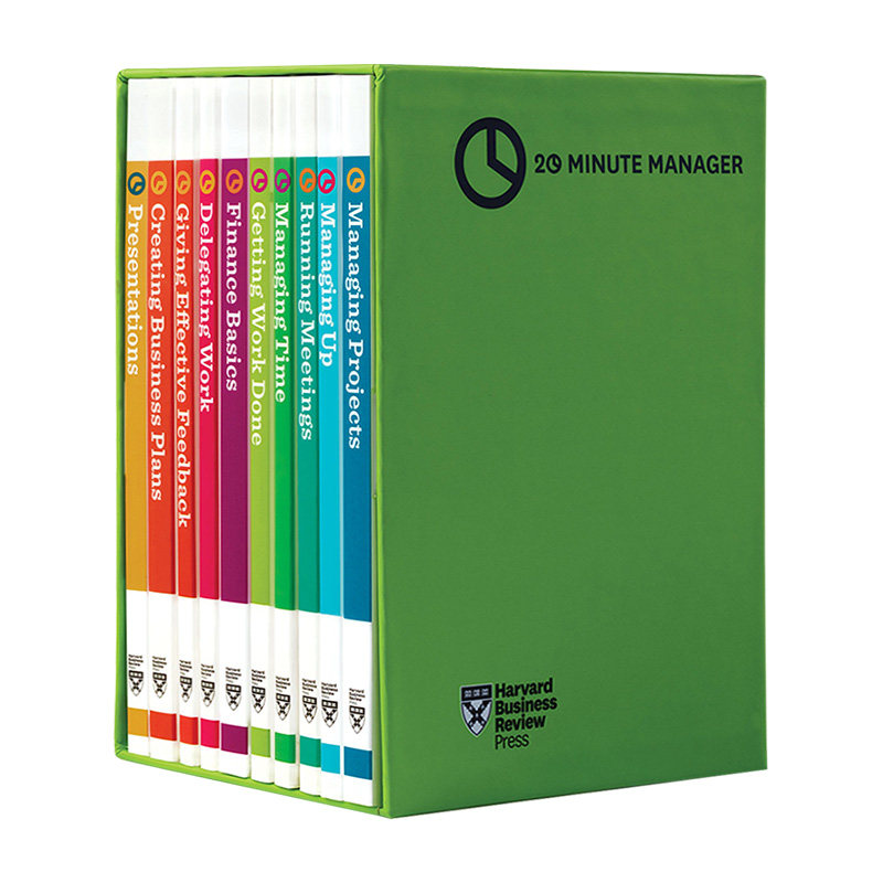 哈佛商业评论二十分钟管理丛书系列套装10册 HBR 20 Minute Manager Boxed Set 英文原版 英文版原版书籍 进口英语书