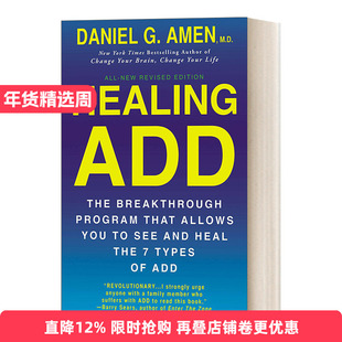 英文原版 Healing ADD Revised Edition 注意 你可能患了注意力缺失症 全新策略疗愈七种ADD 修订版 Daniel G Amen 进口英语书籍