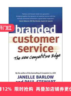 英文原版 Branded Customer Service 品牌化客户服务 新的竞争优势 市场营销 Janelle Barlow 英文版 进口英语原版书籍