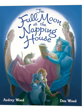 英文原版 Full Moon at the Napping House 午睡屋的满月 0-3岁 纸板书绘本 英文版 进口英语原版书籍