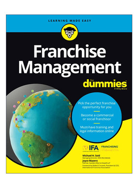 英文原版 Franchise Management for Dummies 特许经营管理 达人迷 英文版 进口英语原版书籍