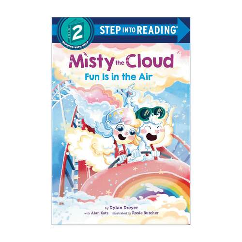 英文原版 Step into Reading 2 Misty the Cloud: Fun Is in the Air 云朵米斯蒂系列 空中的乐趣 兰登经典分级读物 英文版