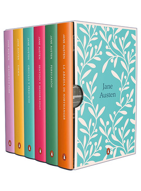 原版 Estuche Jane Austen Obra completa 简·奥斯汀作品企鹅经典盒装套装 西班牙语版 傲慢与偏见 理智与情感 爱玛 劝导 进口书