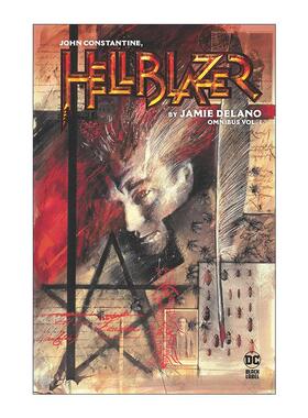 英文原版 John Constantine Hellblazer by Jamie Delano Omnibus Vol.1 约翰·康斯坦丁 地狱神探 精选集 DC漫画 精装经典收藏版
