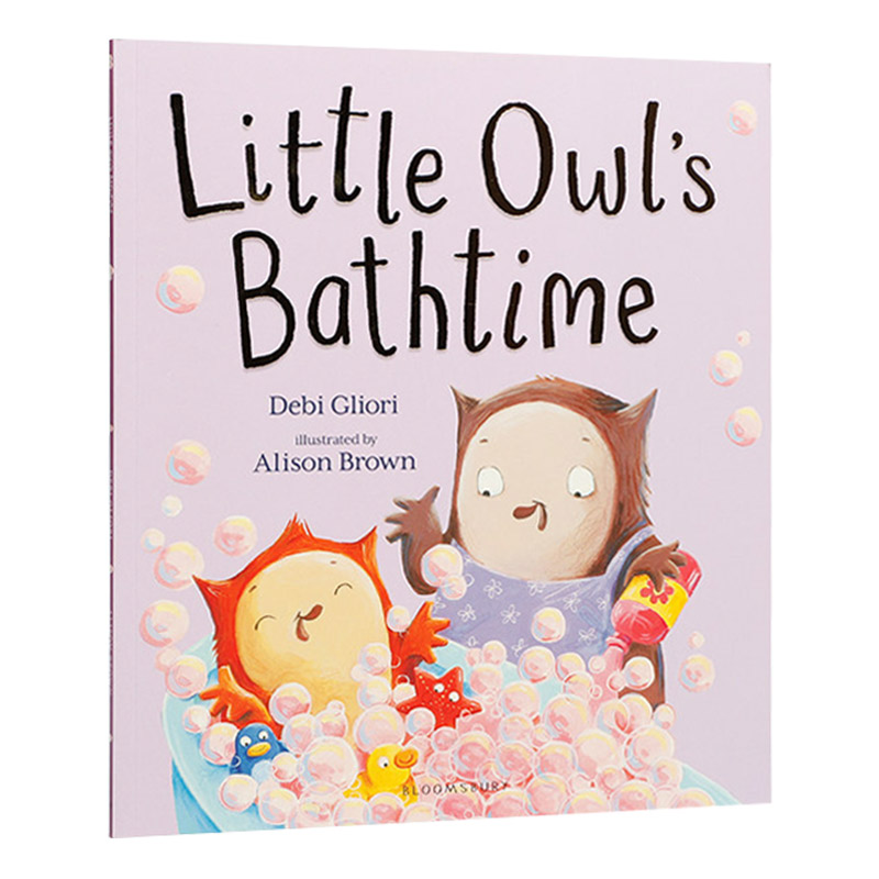 英文原版 Little Owl's Bathtime 小猫头鹰洗澡时间 英文版 进口原版英文书籍