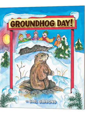 Groundhog Day! 土拨鼠节 西方预测春天的节日 盖尔吉本斯少儿百科系列进口原版英文书籍