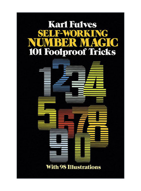 英文原版 Self-Working Number Magic 101 Foolproof Tricks 半自动数字魔术插图指南 Karl Fulves 英文版 进口英语原版书籍