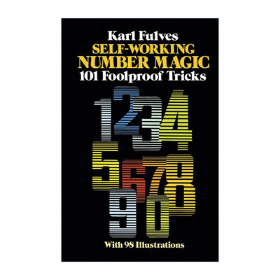 英文原版 Self-Working Number Magic 101 Foolproof Tricks 半自动数字魔术插图指南 Karl Fulves 英文版 进口英语原版书籍