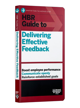 英文原版 HBR Guide to Delivering Effective Feedback 哈佛商业评论指南提供有效的反馈 英文版 进口英语原版书籍