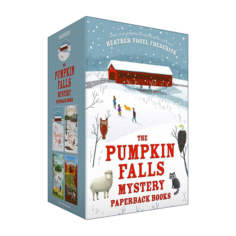 英文原版 The Pumpkin Falls Mystery Books 南瓜瀑布神秘事件4册盒装 英文版 进口英语原版书籍