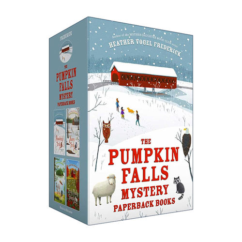英文原版 The Pumpkin Falls Mystery Books 南瓜瀑布神秘事件4册盒装 英文版 进口英语原版书籍