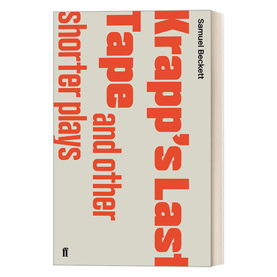 英文原版 Krapp's Last Tape and Other Shorter Plays 克拉普最后的录音带及其他短篇戏剧 塞缪尔·贝克特 英文版 进口英语书籍