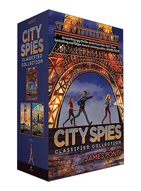 英文原版 City Spies Classified Collection Boxed Set 城市间谍1-3册盒装 精装 青少年冒险故事 英文版 进口英语原版书籍