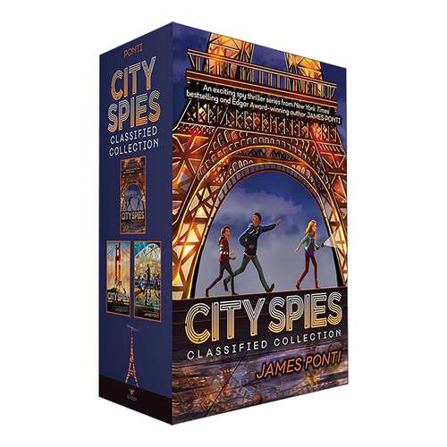 英文原版 City Spies Classified Collection Boxed Set 城市间谍1-3册盒装 精装 青少年冒险故事 英文版 进口英语原版书籍