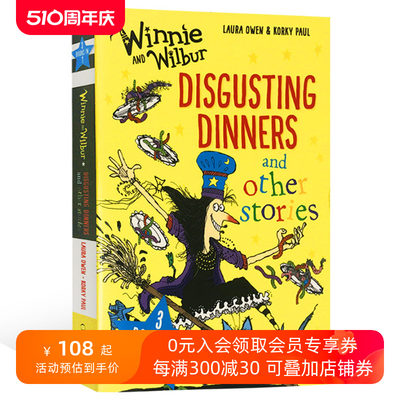 女巫温妮和黑猫威尔伯 Disgusting Dinners and other stories  Winnie and Wilbur 英文原版绘本 儿童故事书Winnie the Witch