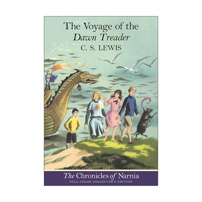 英文原版 The Voyage Of The Dawn Treader 纳尼亚传奇5 黎明踏浪号 全彩版 英文版 进口英语原版书籍