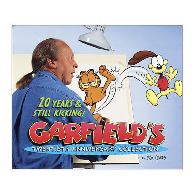 英文原版 Garfield's Twentieth Anniversary Collection: 20 Years & Still Kicking 加菲猫20周年纪念版漫画集 Jim Davis 英文版