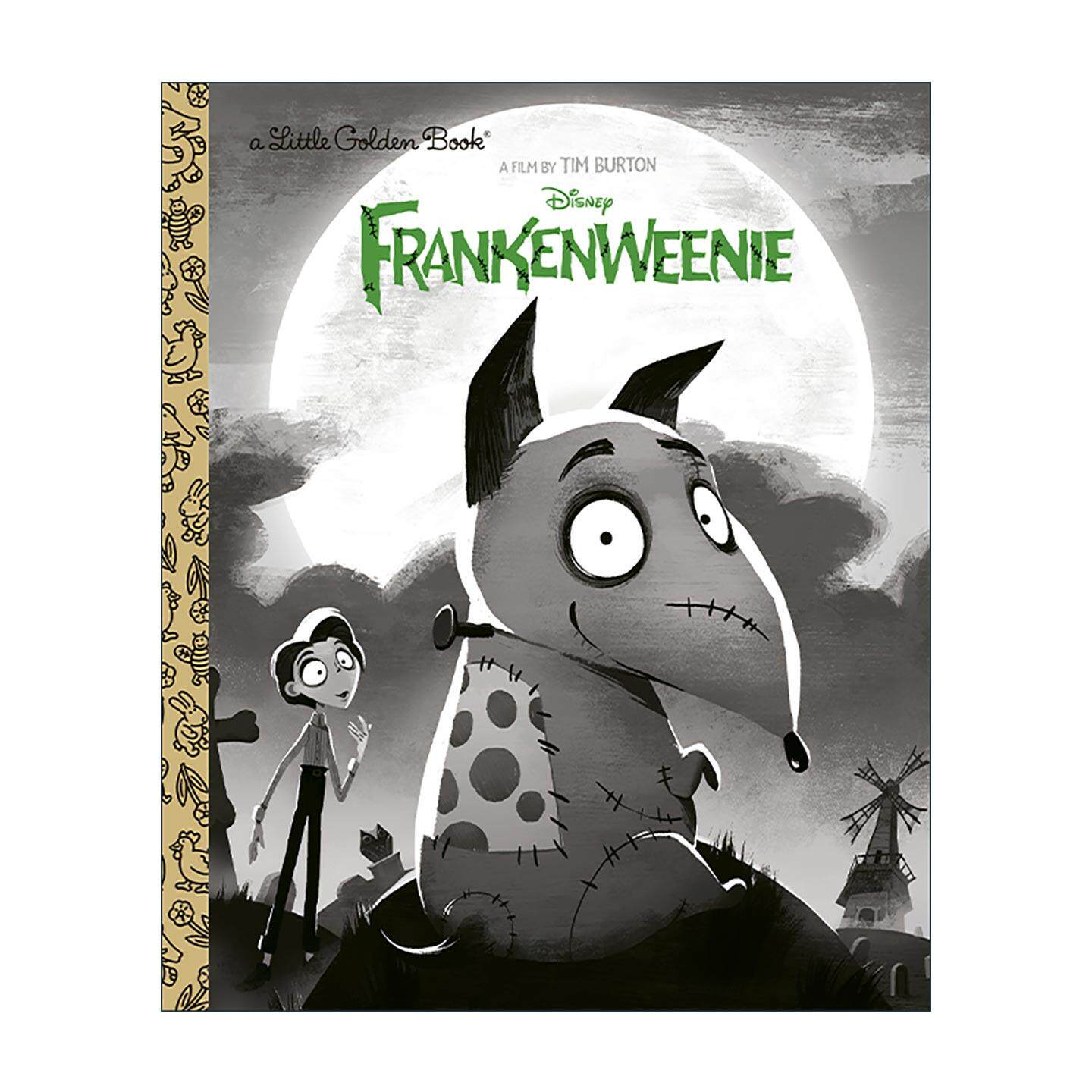 英文原版 Frankenweenie Disney Classic Little Golden Book 迪士尼经典 科学怪狗 兰登书屋精装小金书 英文版 进口英语原版书籍