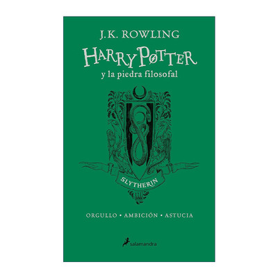 西班牙语原版 Harry Potter y la piedra filosofal 20 Aniv. Slytherin 哈利波特与魔法石 西班牙语版 斯莱特林版 进口原版书籍